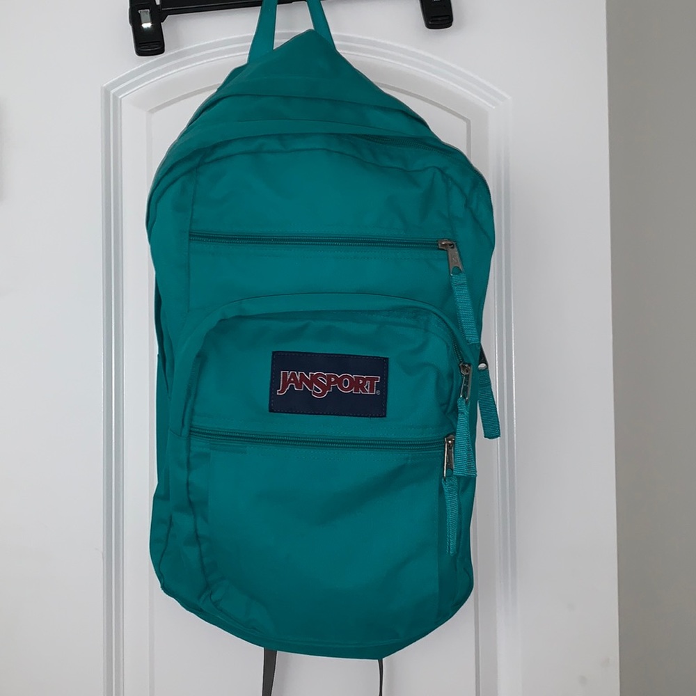 large-size teal backpack!